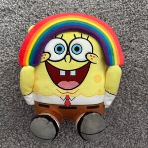 Nickelodeon SpongeBob SquarePants Rainbow 8" Phunny Plush IMAGINATION
